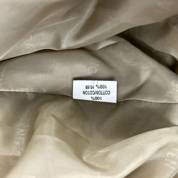 Vintage Hang Ten Men's Beige Bomber style Jacket Size L Casual Lightweight - Picture 6 of 10